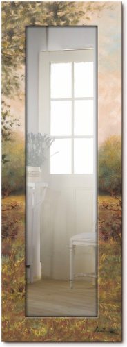 Artland Wandspiegel Edelhert ingelijste spiegel voor het hele lichaam met motiefrand, geschikt voor kleine, smalle hal, halspiegel, mirror spiegel omrand om op te hangen