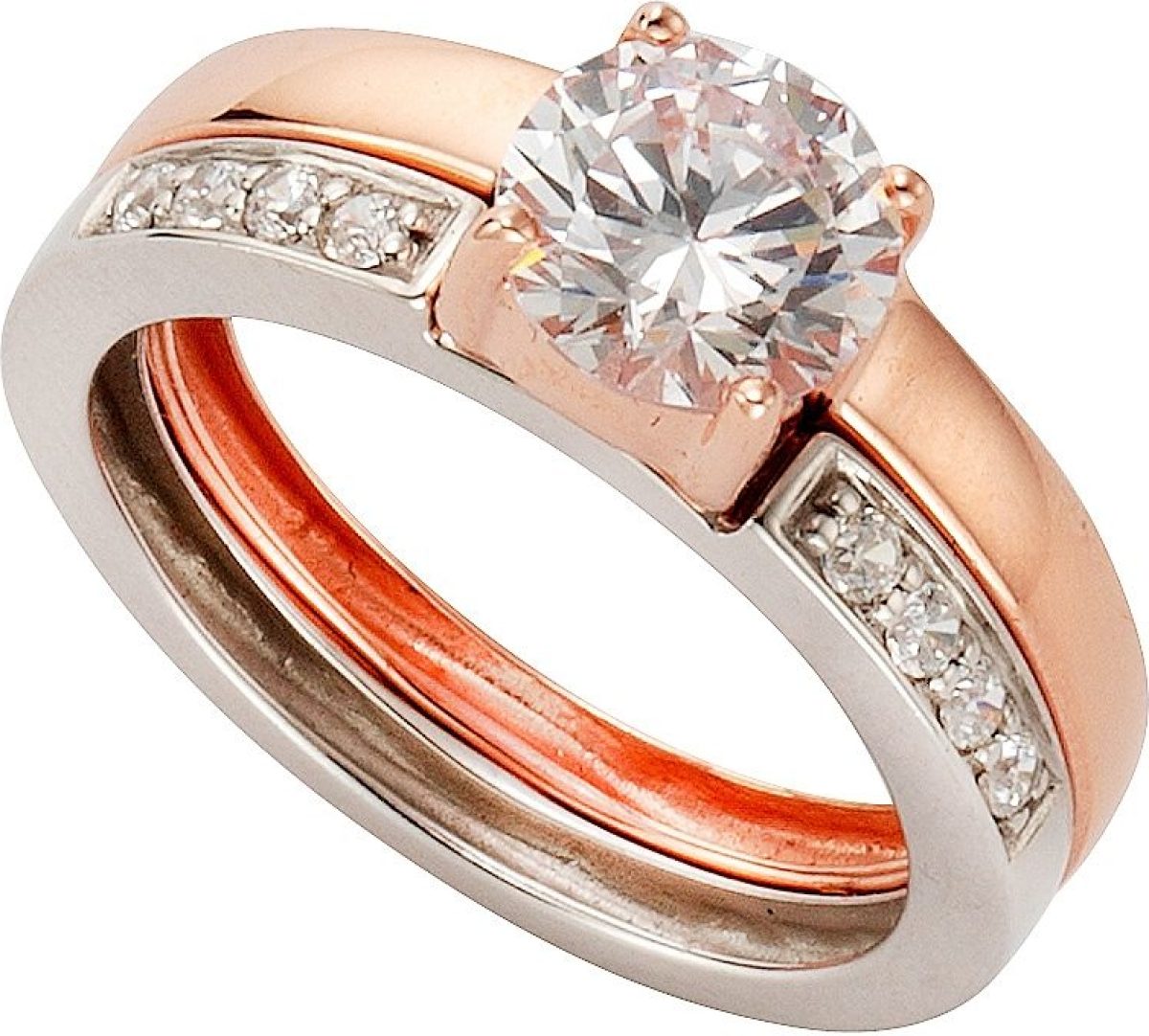 Firetti Ring "in Liebe" met zirkoon