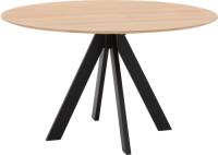 Goossens Excellent Eettafel Ferris Piramide Poot, Rond 120 x 120 cm