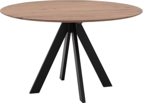 Goossens Excellent Eettafel Ferris Piramide Poot, Rond 130 x 130 cm