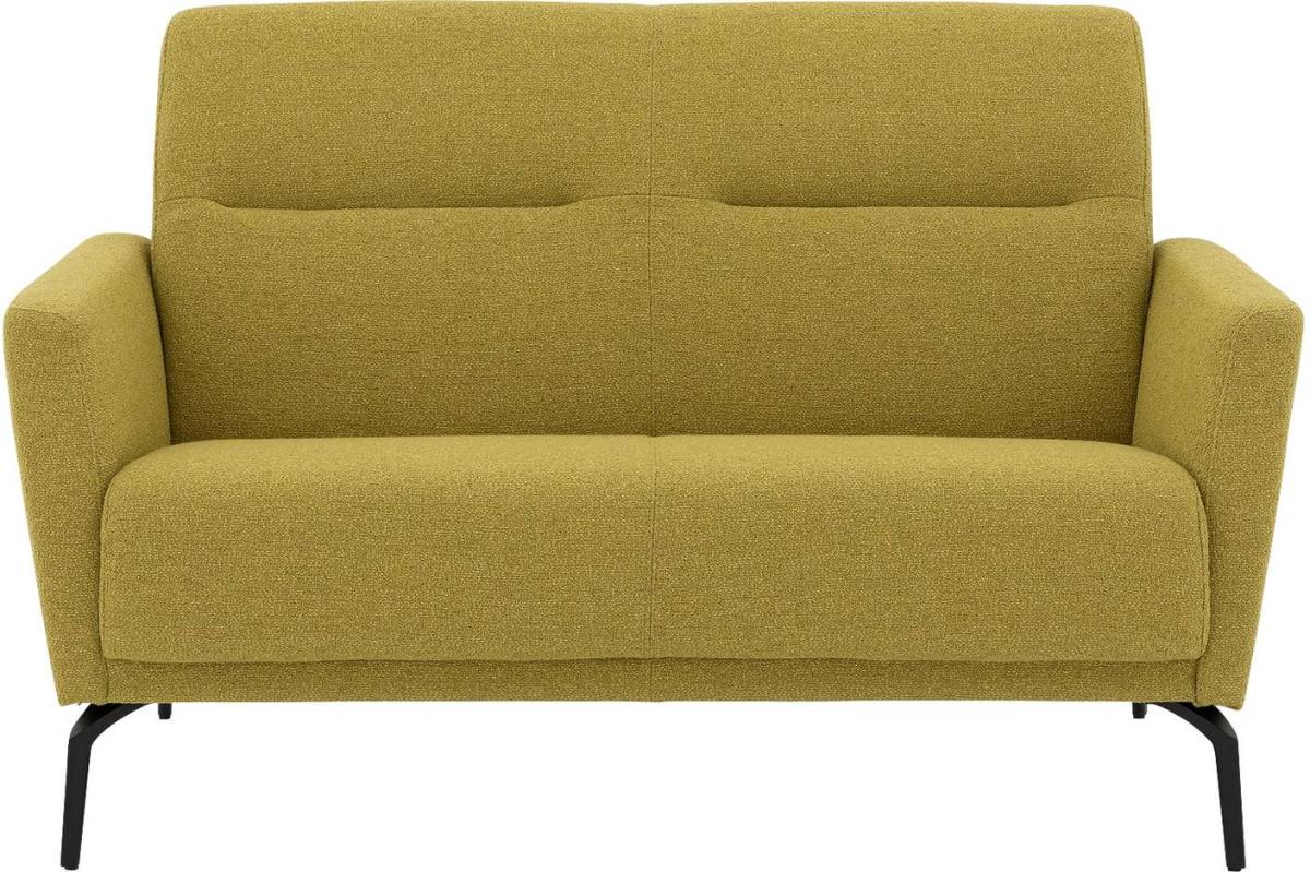 Goossens Bank GS-2101 groen, stof, 2-zits, modern design