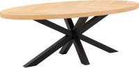 Goossens Eettafel Carte, Ovaal 220 x 110 cm