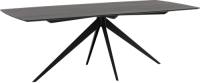 Goossens Excellent Eettafel Floyd, Semi rechthoekig 180 x 100 cm