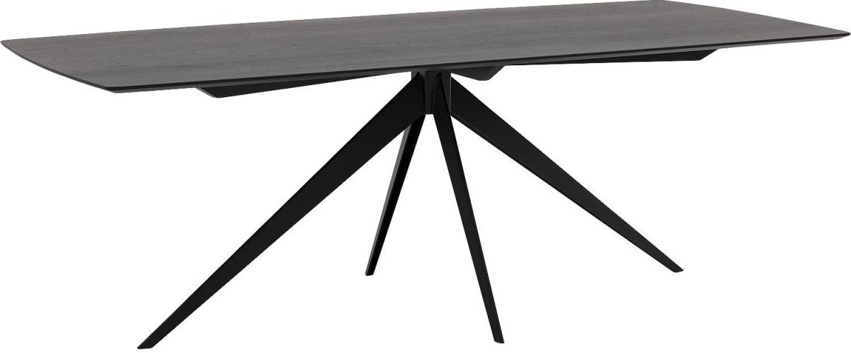 Goossens Excellent Eettafel Floyd, Semi rechthoekig 180 x 100 cm