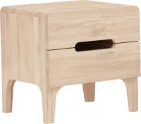 Goossens Excellent Nachtkastje Curve, Met 2 laden