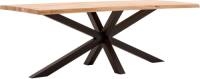 Goossens Eettafel Blade, Boomstamblad 180 x 100 cm 5 cm dik