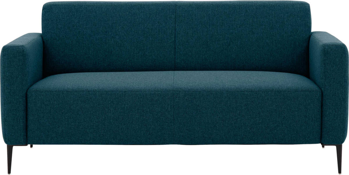 Goossens Bank Key West blauw, stof, 2,5-zits, modern design