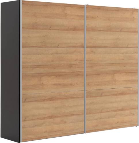 Goossens Kledingkast Easy Storage Sdk, 250 cm breed, 220 cm hoog, 2x 3 paneel schuifdeuren