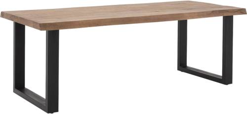 Goossens Eettafel Zida, Rechthoekig 220 x 100 cm boomstamblad