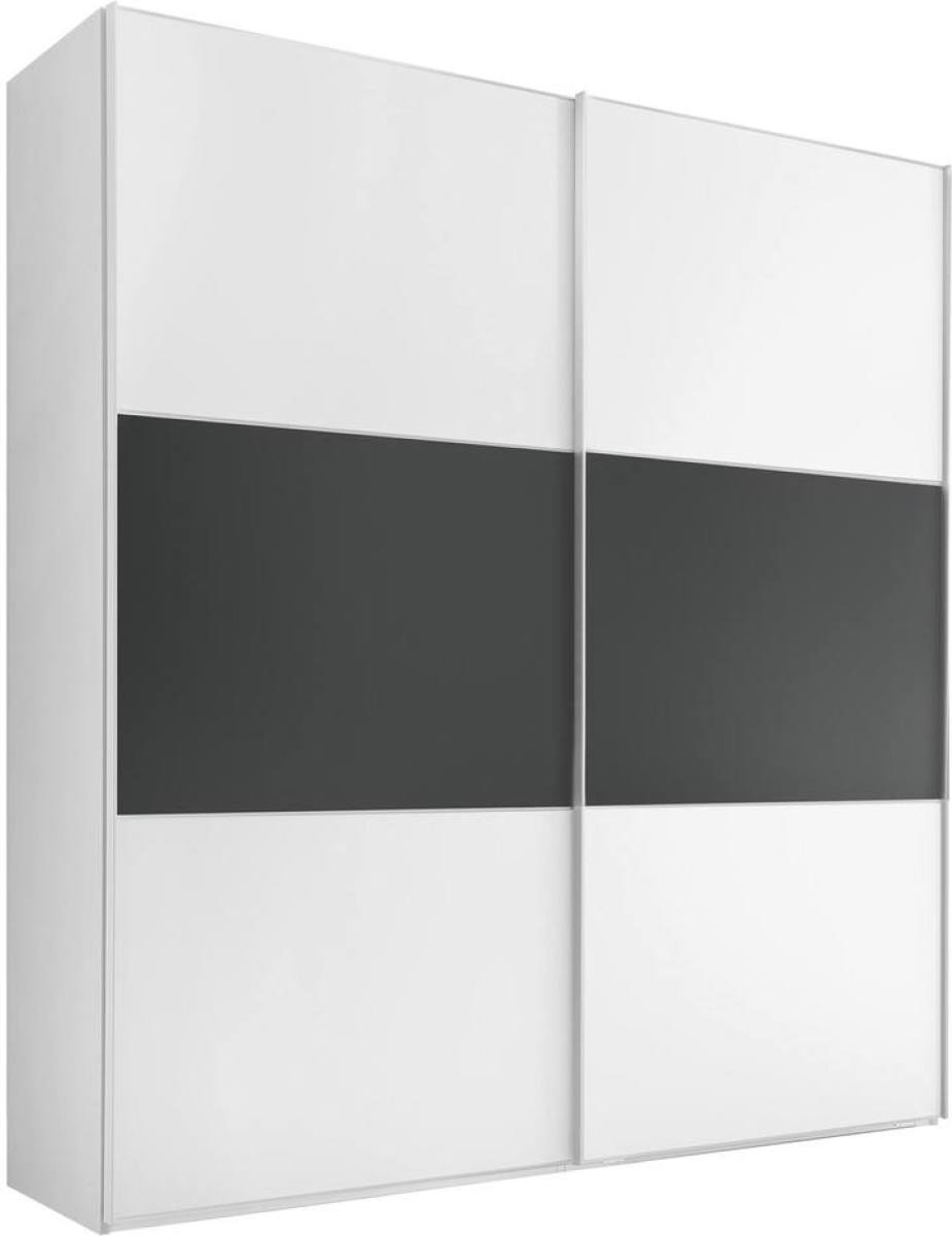 Goossens Kledingkast Seattle Completo, 200 cm breed, 222 cm hoog, 2x 2 paneel schuifdeur met middenband