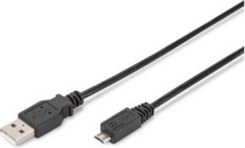 Assmann Electronic AK-990943-010-S USB-kabel 1 m 2.0 USB A Micro-USB B Zwart