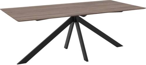 Goossens Excellent Eettafel Ferris Piramide Poot, Rechthoekig 200 x 100 cm