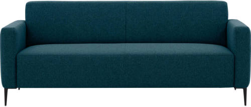 Goossens Bank Key West blauw, stof, 3-zits, modern design