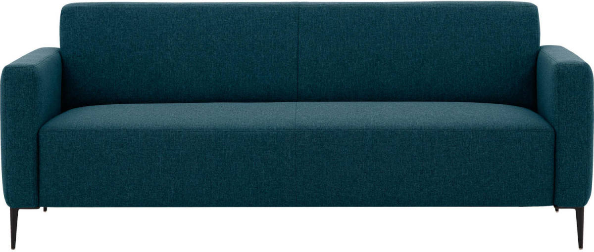 Goossens Bank Key West blauw, stof, 3-zits, modern design