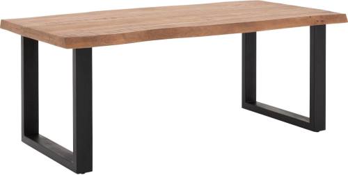 Goossens Eettafel Zida, Rechthoekig 200 x 100 cm boomstamblad