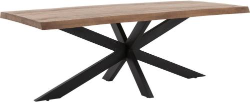 Goossens Eettafel Zida, Rechthoekig 240 x 100 cm boomstamblad