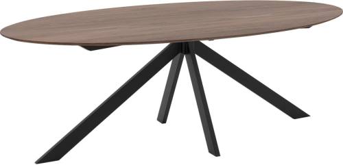 Goossens Excellent Eettafel Ferris Piramide Poot, Ovaal 220 x 120 cm