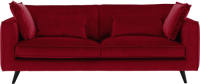 Goossens Bank Suite rood, stof, 4-zits, elegant chic