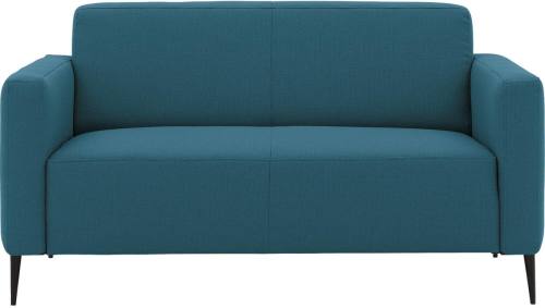 Goossens Bank Key West blauw, stof, 2-zits, modern design