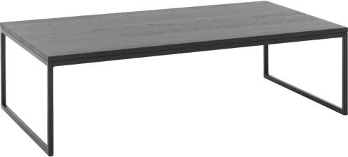 Goossens Salontafel Arti Line rechthoekig, hout eiken antraciet, elegant chic, 130 x 35 x 70 cm