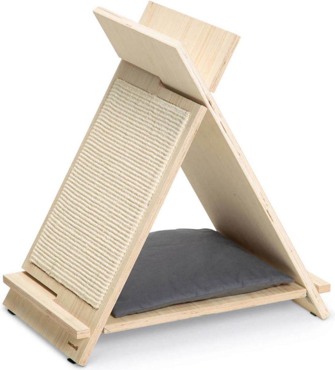 Beeztees Rinty - Krabpaal - Hout - 55x35x60 cm