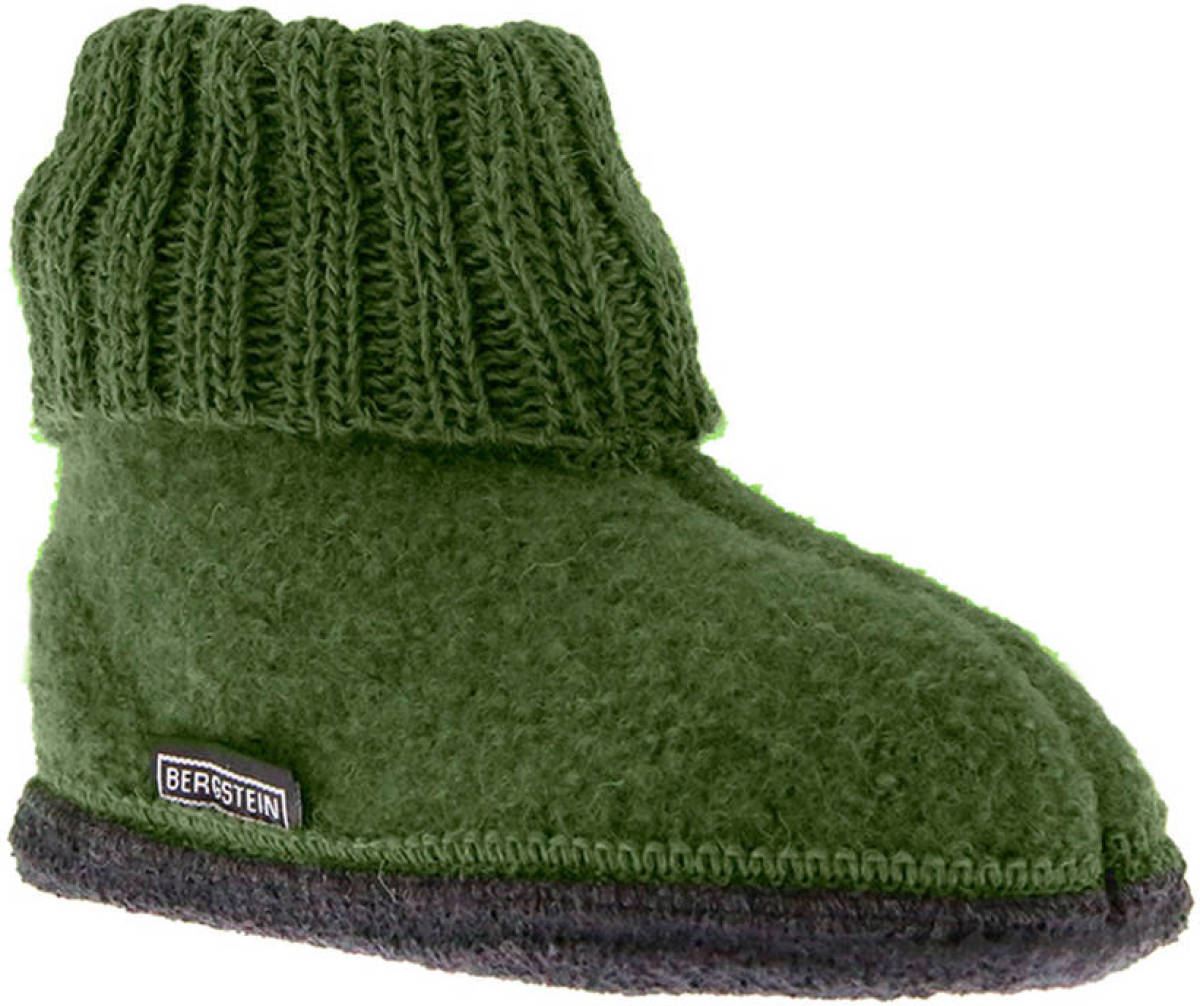 Bergstein Cozy pantoffels groen kids