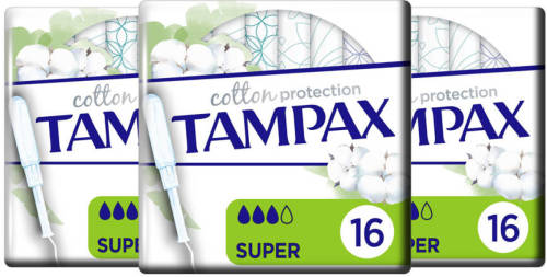 Tampax Bio Cotton super - 16x3