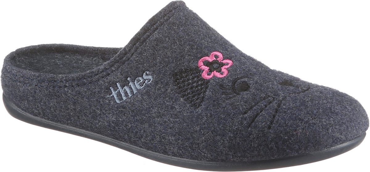 thies Pantoffels met katjesmotief