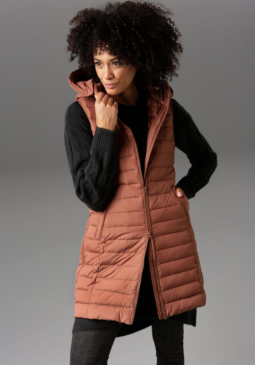 Aniston CASUAL Bodywarmer met verstelbare capuchon
