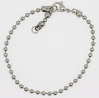 Firetti Edelstalen armband Bolletjesschakels, 3,0 mm breed, glanzend Made in Germany