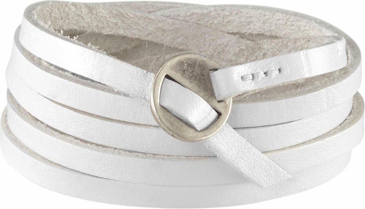 J.Jayz Leren armband Wikkelarmband (1-delig)