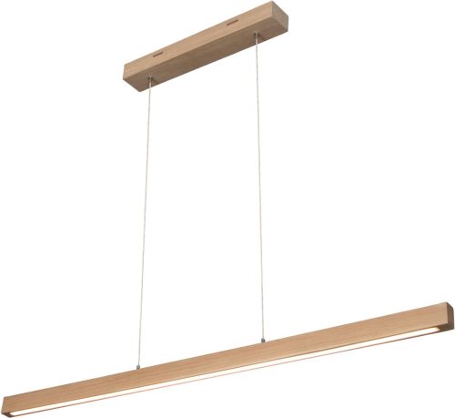 SPOT Light Hanglamp SMAL Hanglamp, met geïntegreerde 24V-ledmodule, met touch dimmer, van chic eikenhout, natuurproduct FSC®-gecertificeerd, Made in Europe