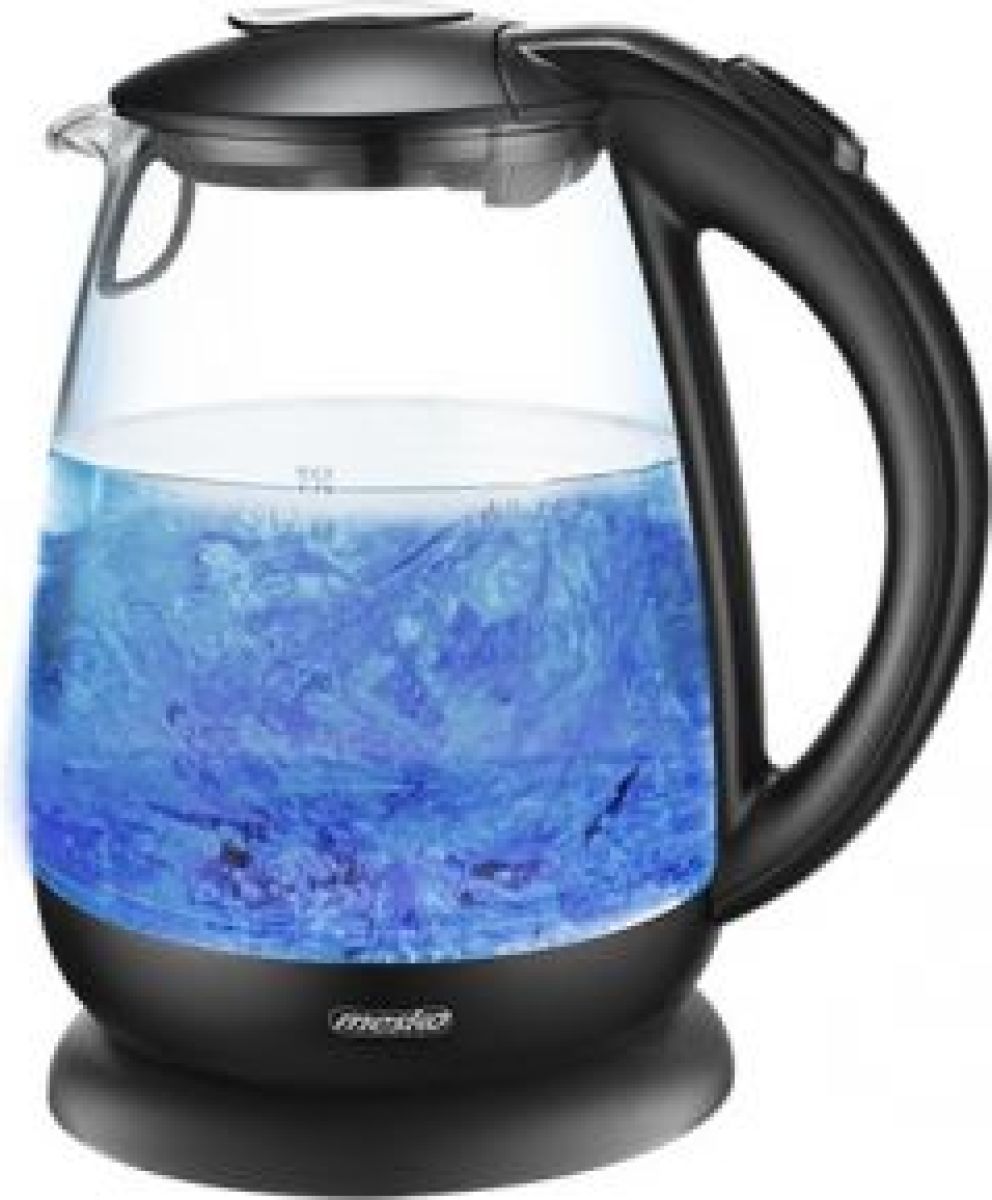 Mesko MS 1263 waterkoker 1,7 l Zwart, Transparant 2200 W