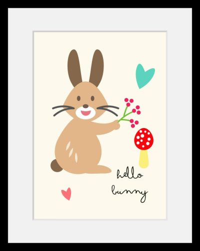 Home affaire Wanddecoratie Bunny met frame