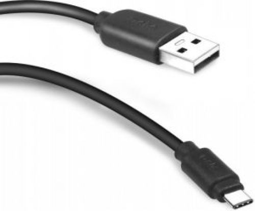 Noname SBS CABLE DE DATOS-CARGADOR USB 2.0 - TIPO C 1.5m USB A USB C Mannelijk Mannelijk Zwart USB-kabel