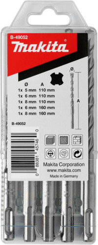 Makita 5-delige SDS-Plus borenset B-49052
