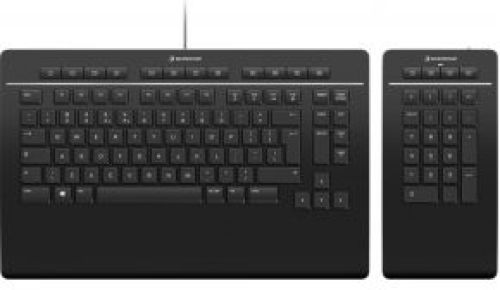 3Dconnexion Keyboard Pro with Numpad toetsenbord USB + RF Wireless + Bluetooth QWERTY US Internation