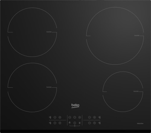 Beko HII64202MTB Inductie kookplaat Zwart