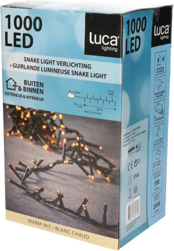 Luca Lighting kerstverlichting snake (1000 LED)