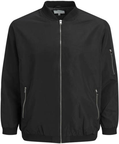 JACK & JONES PLUS SIZE bomberjack JJERUSH Plus Size black