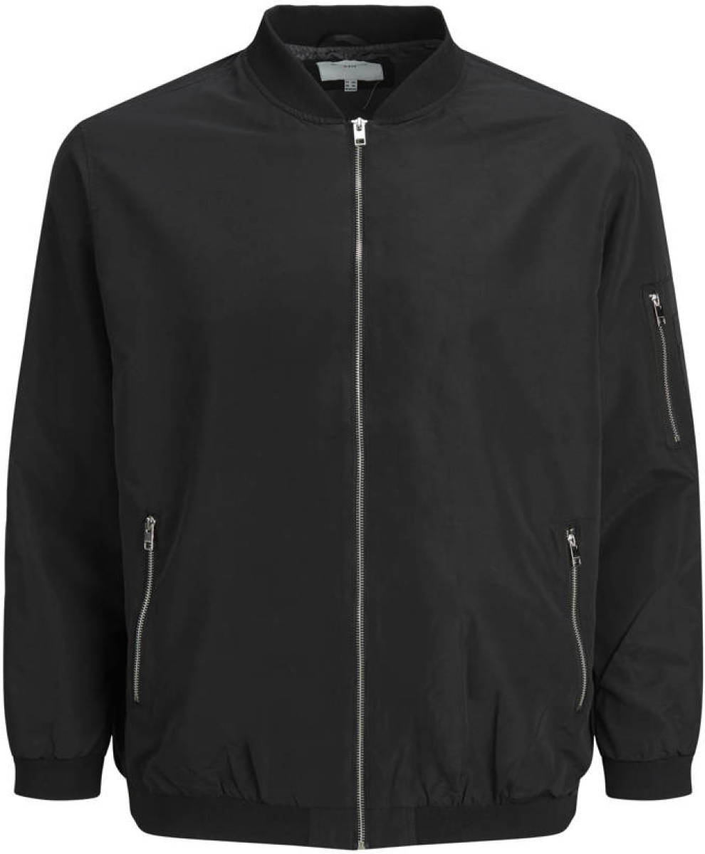 JACK & JONES PLUS SIZE bomberjack JJERUSH Plus Size black