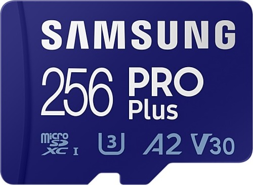Samsung PRO Plus 256GB microSDXC Micro SD-kaart Blauw