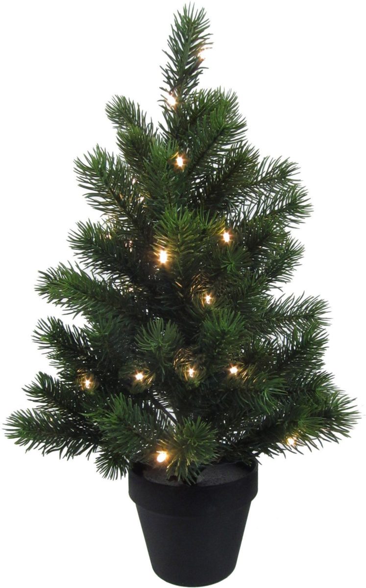 Creativ light Kunstkerstboom In de pot