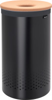 Brabantia Wasbox 60 liter met kurken deksel - Matt Black