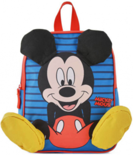 Disney rugzak Mickey Mouse 3D jongens 31 cm polyester blauw