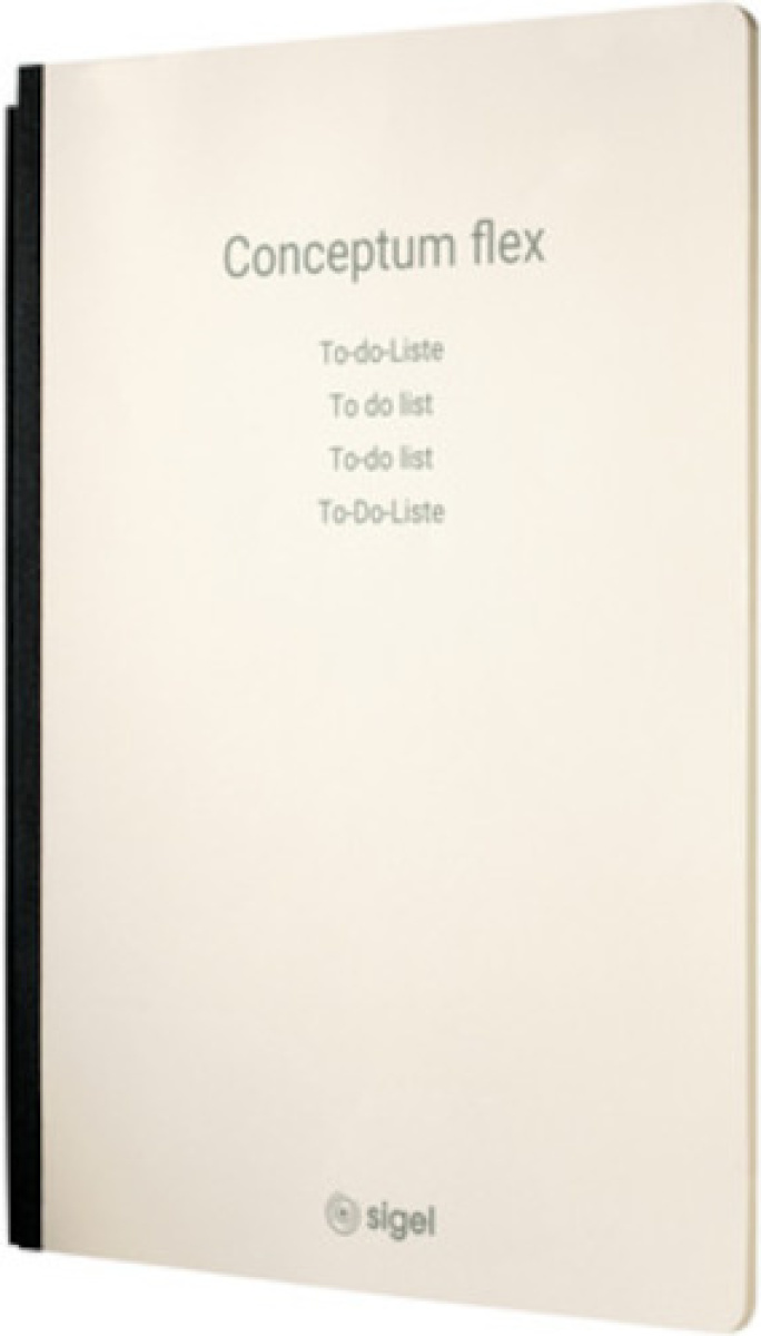 Sigel notitieblok Conceptum A4 to do crème 92 pagina's