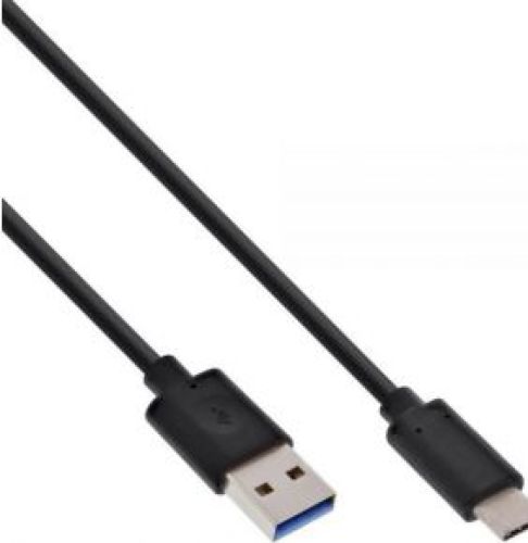 inLine 1.5m, USB3.1-C/USB3.1-A 1.5m USB C USB A Zwart