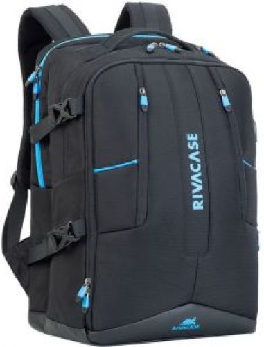 Rivacase 7860 17.3  Rugzak Zwart, Blauw