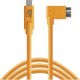 Tether Tools USB-C naar 3.0 Micro-B Right Angle 4.60m oranje