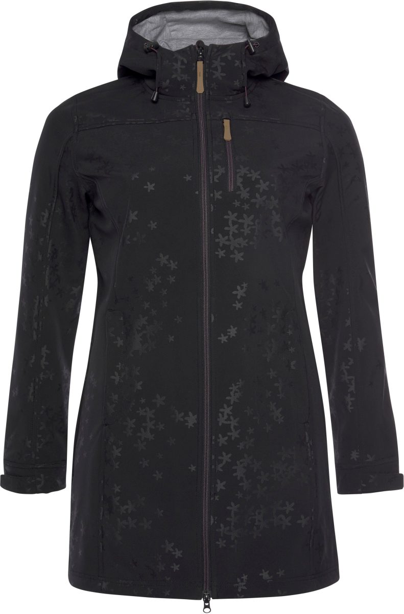 Polarino Softshell-jas met jerseyvoering in de capuchon